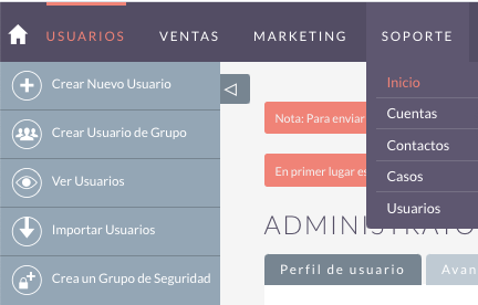 Cómo cambiar el estilo del panel administrativo en SuiteCRM