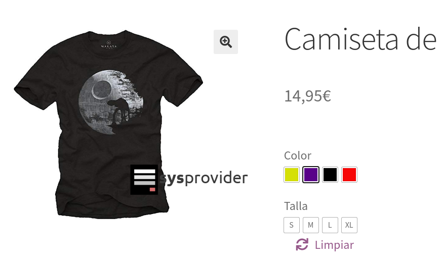 Cómo desactivar una variación en un producto desde WooCommerce